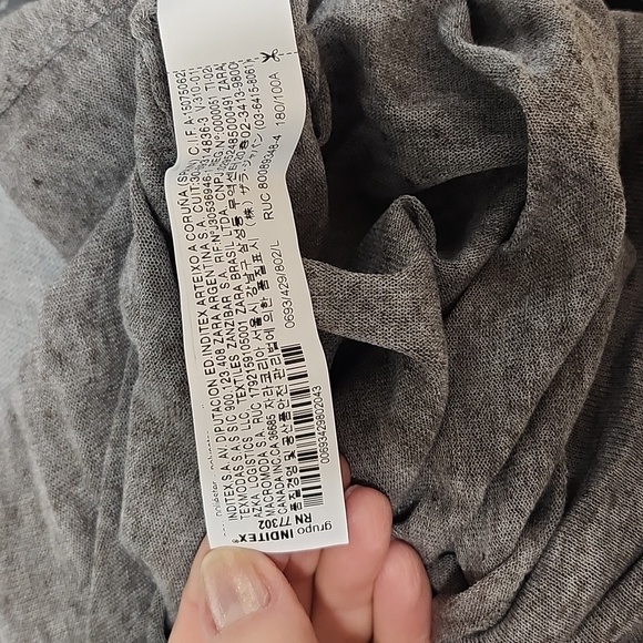 NWT Zara men's t-shirt, sz L - Picture 6 of 9